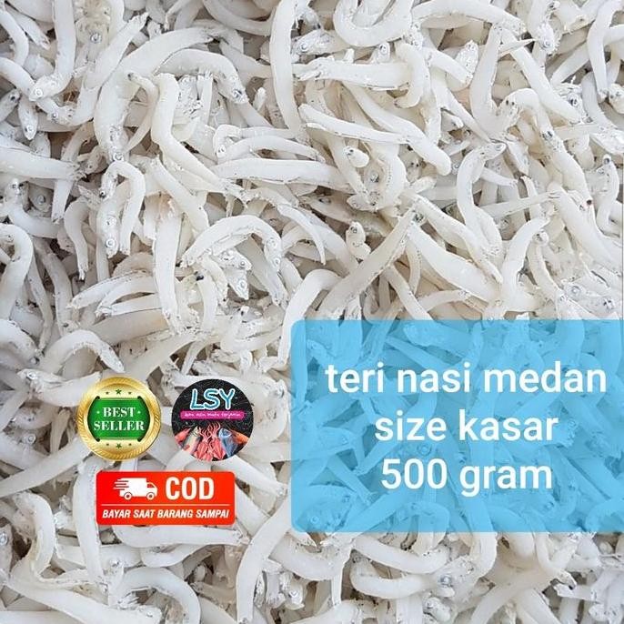 

Teri Nasi Medan Super/Tn Putih / Size Jumbo 500Gr