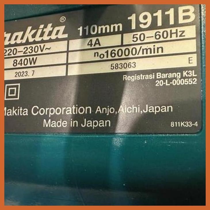 PROMO MESIN SERUT KAYU/ MESIN KETAM MAKITA 1911 B ( PERTUKANGAN / POWER TOOLS )SIAP KIRIM