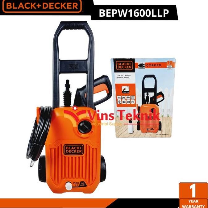 Jet Cleaner High Pressure Cleaner Black Decker Bepw1600Llp