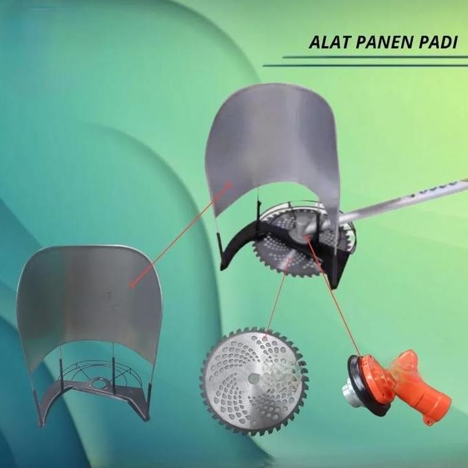 Tudung Alat Panen Padi Mesin Rumput