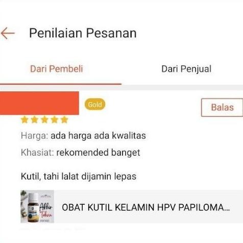GOPILOMA Obat Kutil Kelamin Paling AMPUH