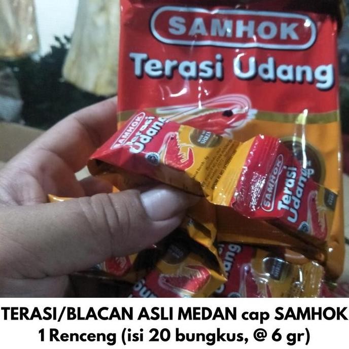 

Terasi / Blacan Samhok 1 Renceng Asli Medan