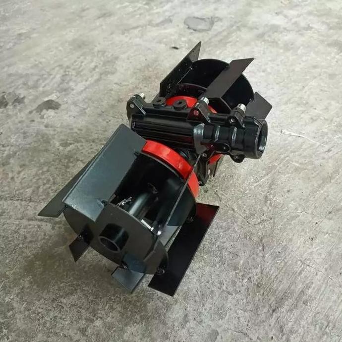 Alat Penggembur Tanah Mini Tiller Head Weeder Cakar Penyiang Gulma Mesin Potong Rumput