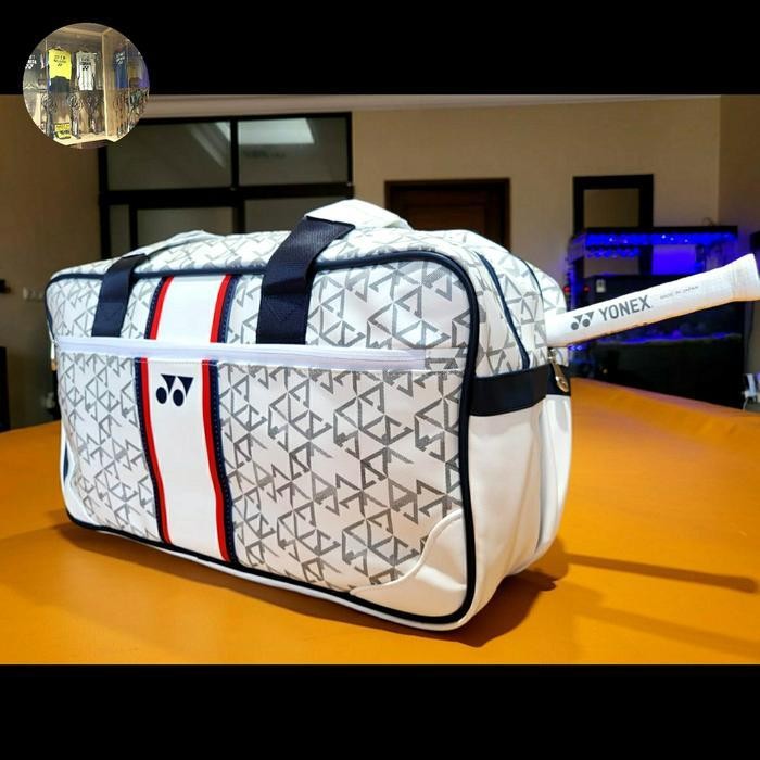 Original Yonex Compact Bag/Tas Raket Yonex Original 249Bt007U. (White Color).Kr Code. For Badminton,