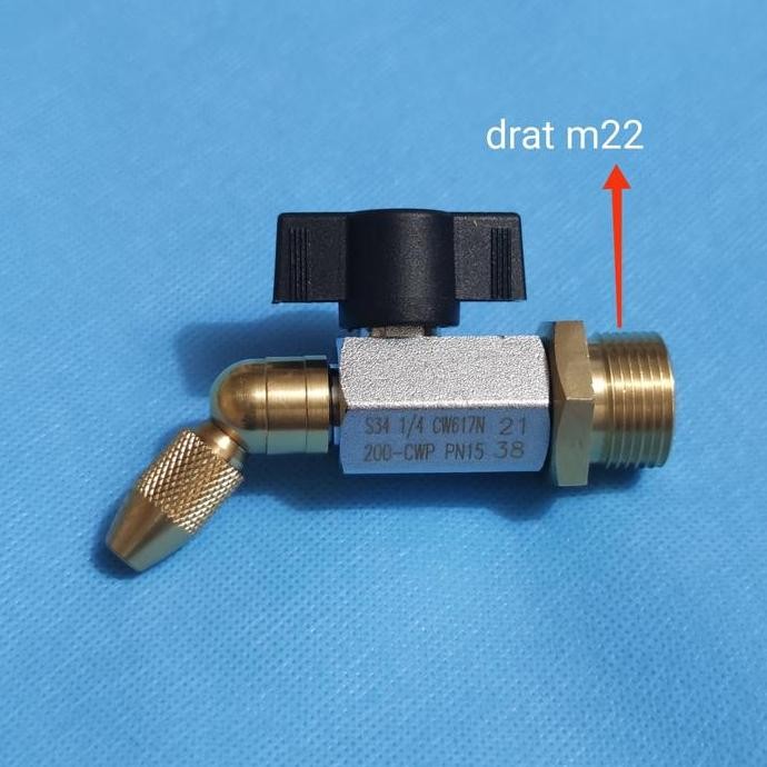 Nozzle Jet Cleaner L Drat M22 Italy Alat Cuci Ac