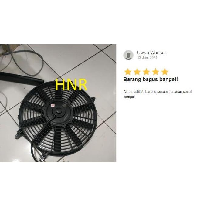 Extra Fan 12 Inchi extrafan 12 inci 12V AC Mobil Kipas Baco