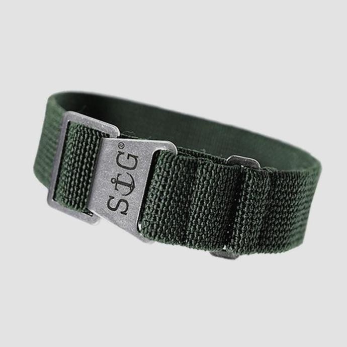 StrapGuy MN Style 22mm Dark Green