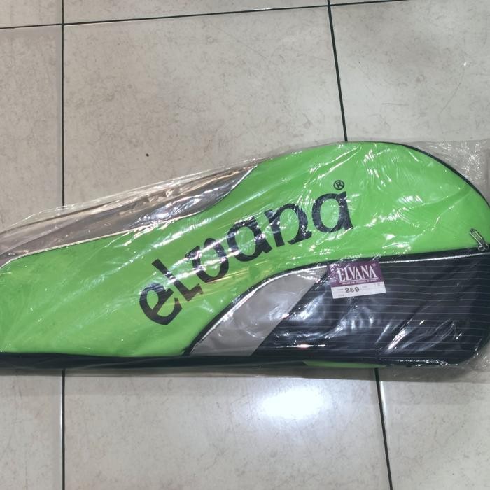 Tas Raket Badminton Elvana 2 Ristleting Original Dan Terpercaya