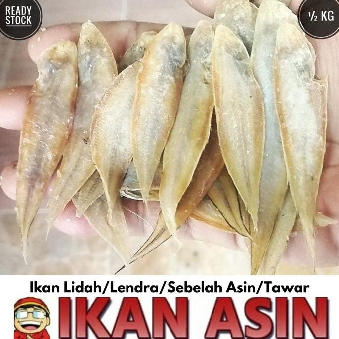 

Ikan Asin Sebelah / Lidah 500 Gr Cap Toke Bagan Siapi Api