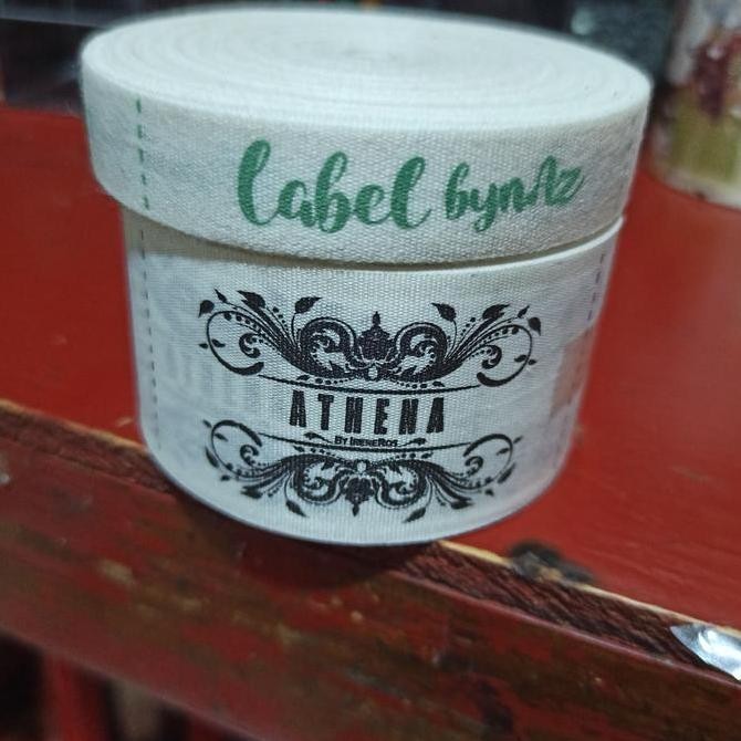 

Premium Label pita katun krem 2cm utk hijab dll