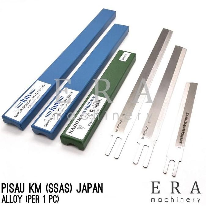 Pisau KM SSAS Alloy Original per 1pc Super Special Alloy Steel Jepang Mesin Potong Bahan Kain Jahit 