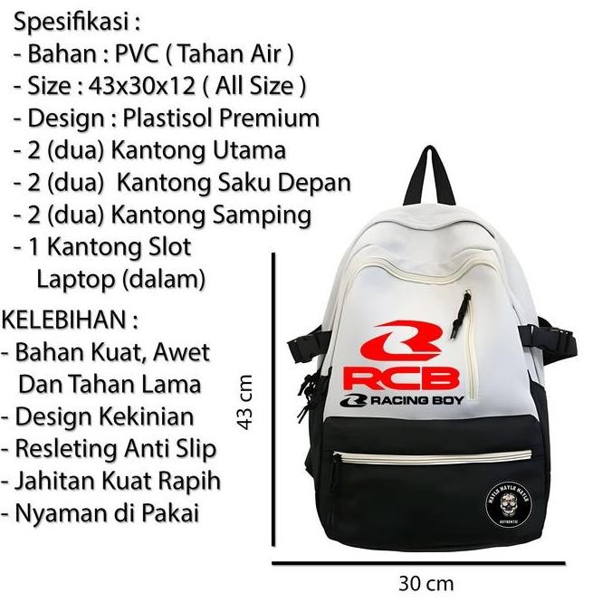 

Miliki Tas Ransel Sekolah Anak Laki Laki Dan Perempuan Sd Smp Sma Smk Stm Terbaru Motif Rcb Racing Kekinian Cod Termurah Terbaru 2024 Tas Punggung Fashion