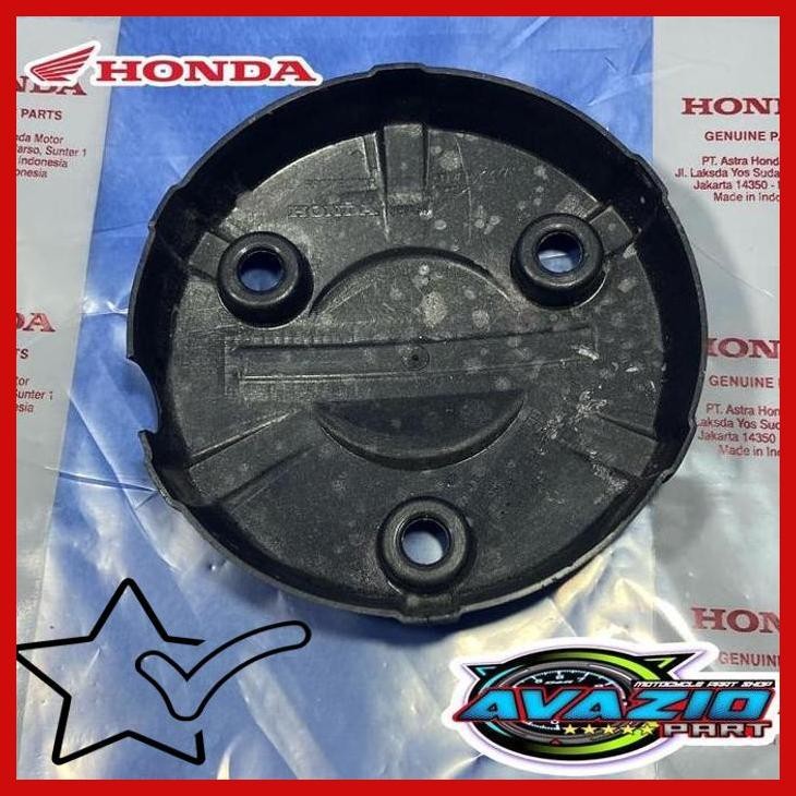 [BLR] COVER TUTUP MESIN BLOK KOPLING COVER RIGHT CRANKCASE SUPRA X 125 FI SUPRA X 125 HELM IN KARBU 