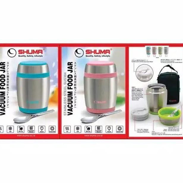 SHUMA VACUM FOOD JAR 580 ML / BEKAL / RANTANG
