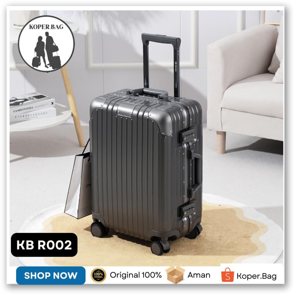 Gbs Koper Roaming R002 20-28 Inch Bahan Polycarbonate Tsa Lock Size Cabin - Bagasi