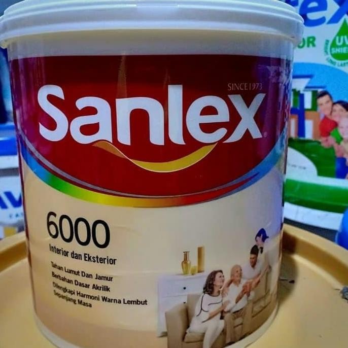 Cat tembok Sanlex 6000 putih pail