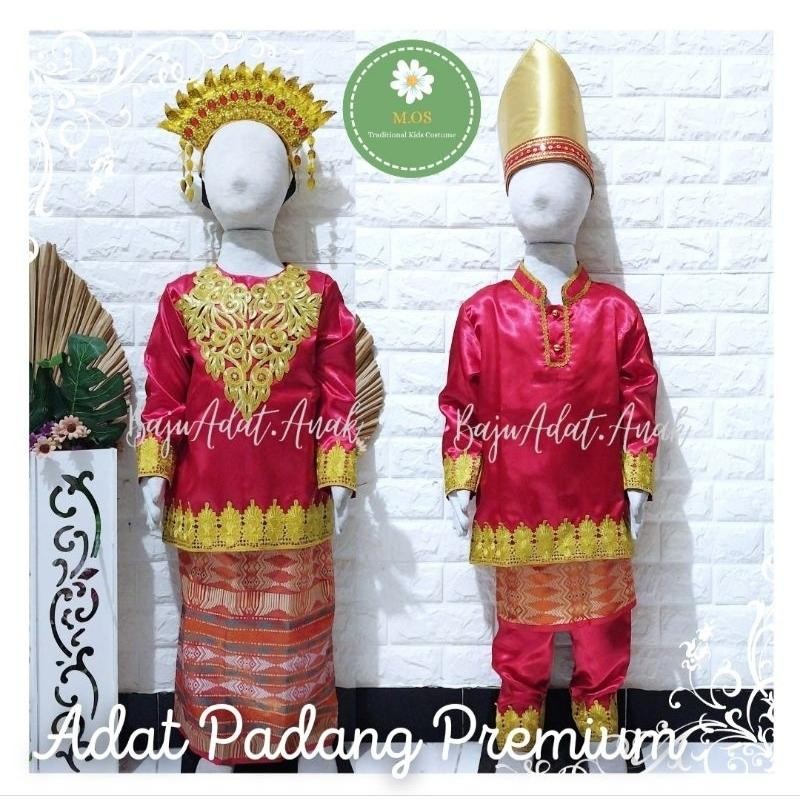 Baju Adat Padang / Baju Adat Melayu Anak Perempuan | Baju Adat Melayu Anak Laki-Laki | Baju Daerah P