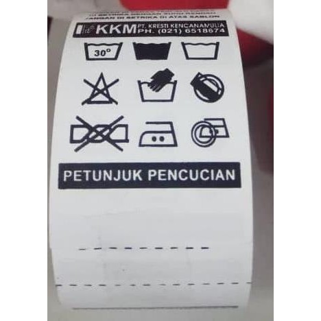 

Premium label pita satin Uk. 5 cm