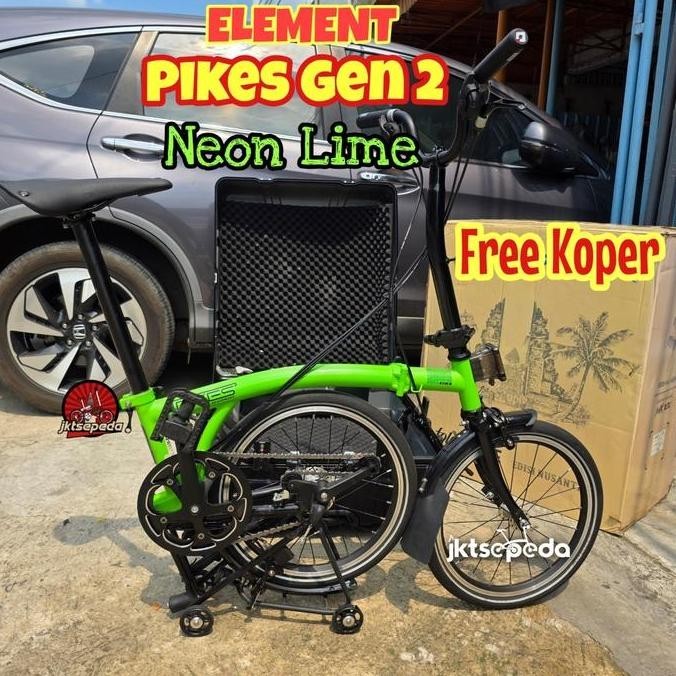 [ SPD ] Sepeda Lipat Element Pikes Gen 2 Nature