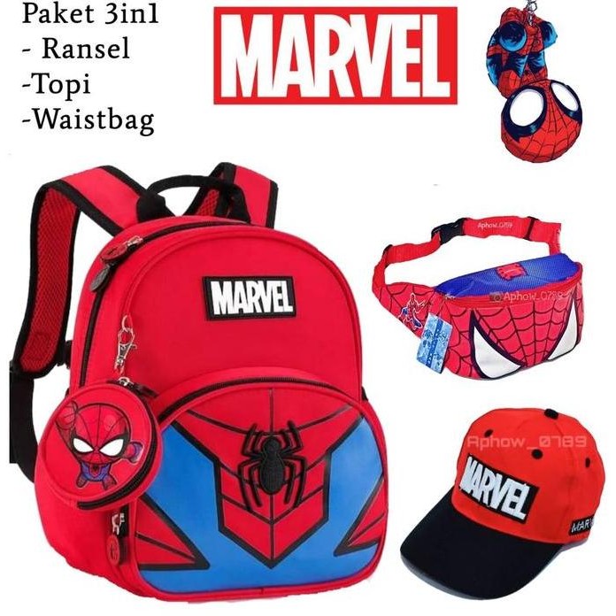 

Miliki Tas Ransel Sekolah Anak Marvel Gratis Topi Tas Selempang