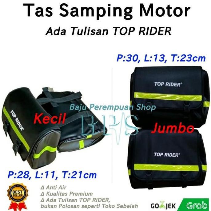 Top Rider Sidebag/Tas Bagasi Samping Motor/Tas Bagasi Motor Kiri Kanan
