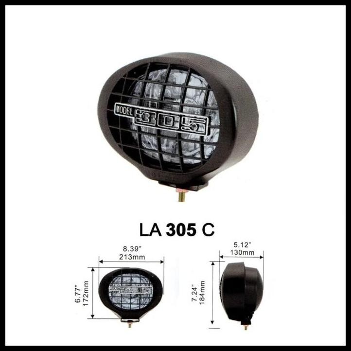 DISKON FOGLAMP LA 305 CLEAR RAINBOW YELLOW UNIVERSAL / LAMPU TEMBAK DLAA 