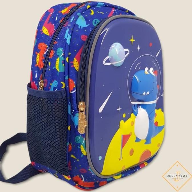 

Terjangkau Tas Ransel 3D Anak Tk 13 Inch Karakter Dino Dark Blue
