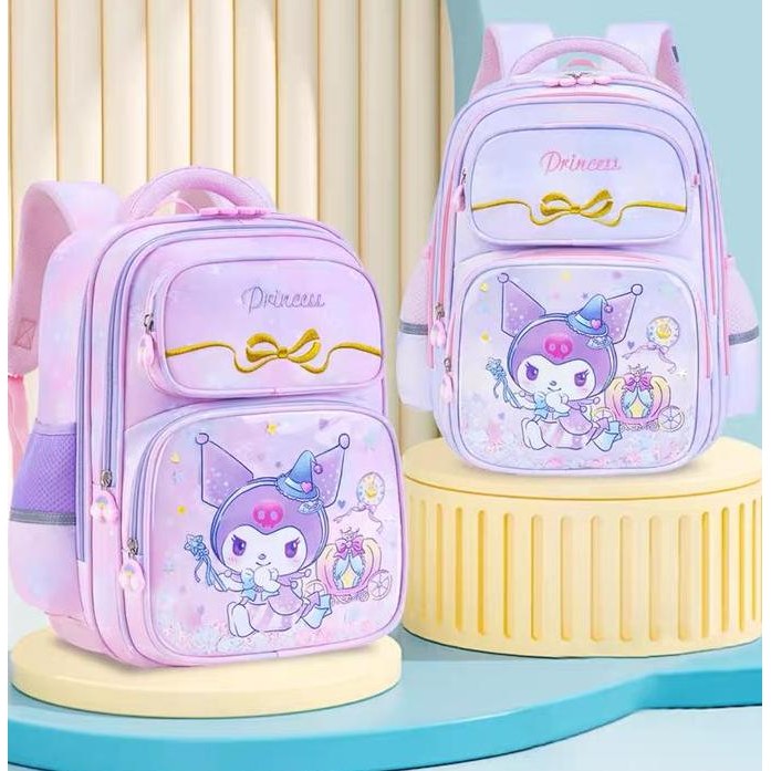 

Terjangkau [ Free Bonus ] Tas Sekolah Kuromi Anti Air / Tas Anak Sekolah