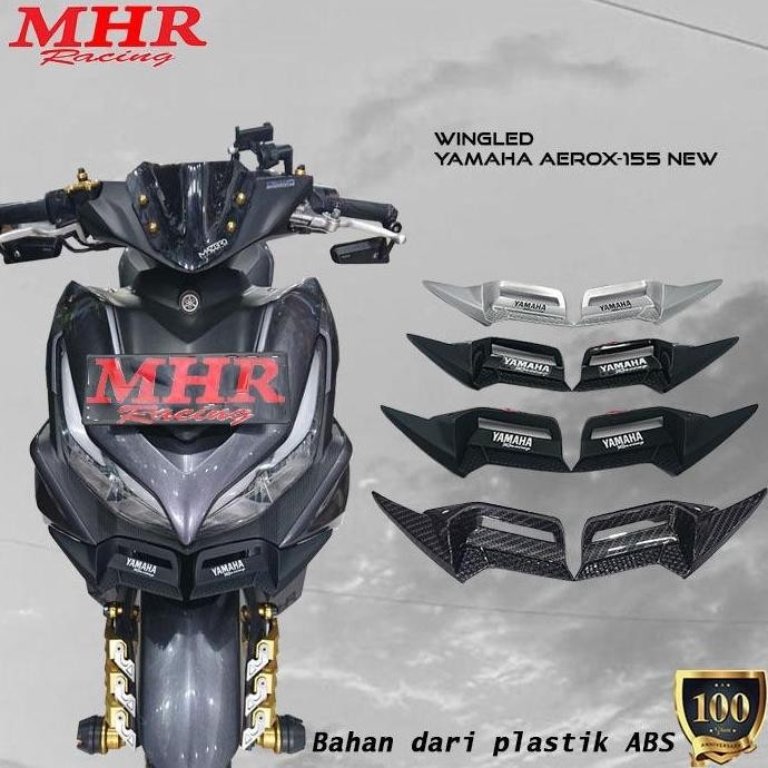 Winglet Motor New Aerox-155 2021 - 2022 Plastik Abs Original Mhr