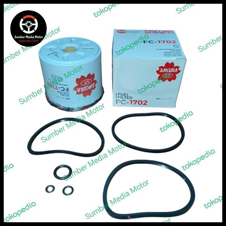 TERBARU SAKURA FUEL FILTER SOLAR FC-1702 PERKINS ENGINE / THAMES