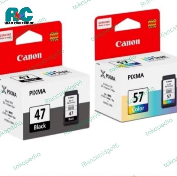 Tinta Cartridge Canon 47/57 untuk Printer Canon E400,E410,E417,E477