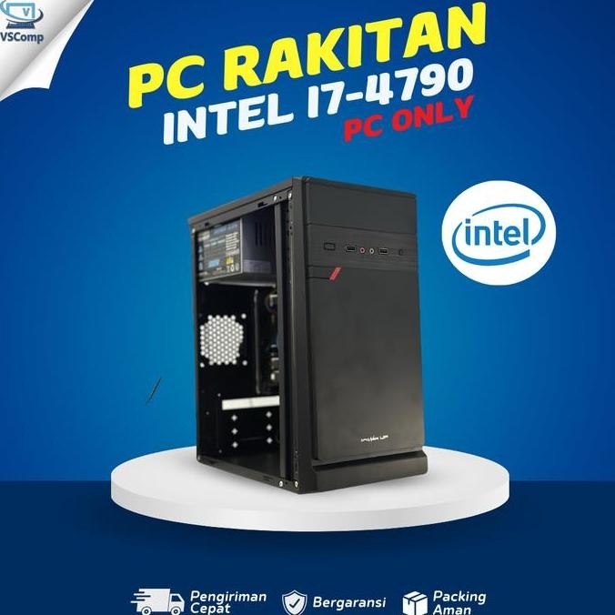NEW PC Rakitan Kantor Core i7 4790 8GB with SSD | PC Office i7 Gen 4th