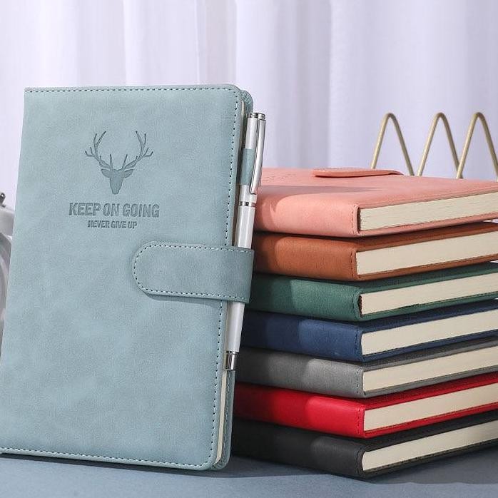 

Toddi Buku Jurnal Hardcover Notebook Diary 68Gsm 360 Halaman Grid Tl5 Cover Kulit Pu Elegan Rapi