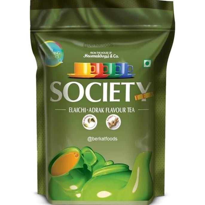 

] Society Tea Elaichi Adrak India / Black Chai Premium /Teh Indian Hitam