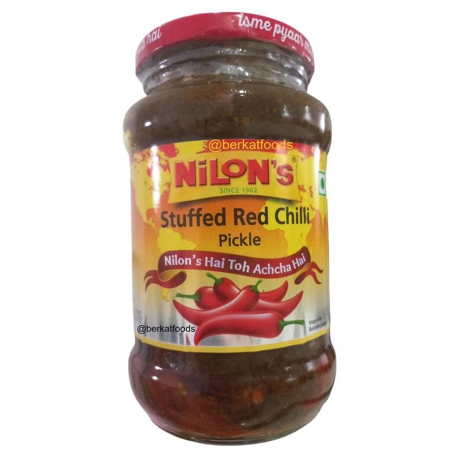 

] Stuffed Red Chilli Pickle Nilon's India / Acar Cabai Merah / Mirchi