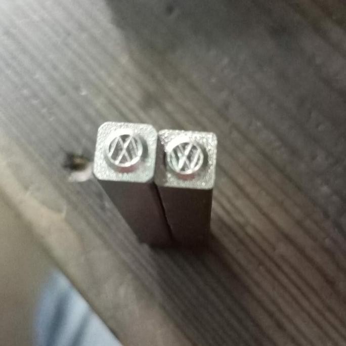 

stamp engine number VW 4.5mm