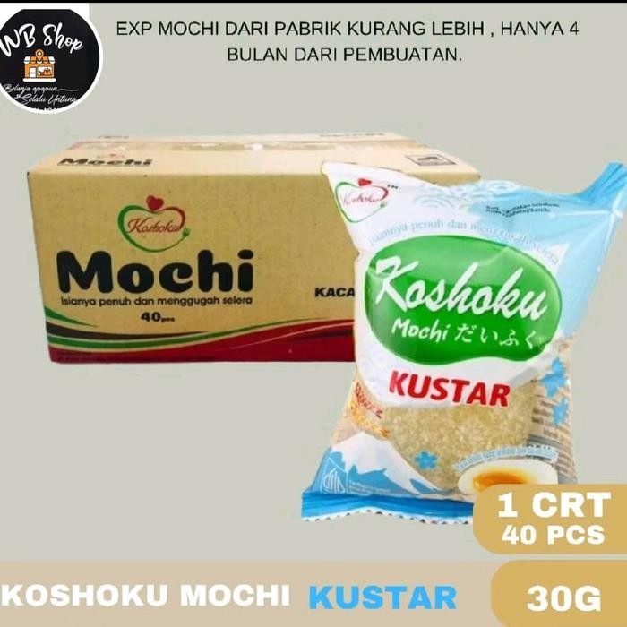 

Mochi Koshoku - Mochi 50 Pcs, - Enak, Kuah, Makanan, Etawa, Selai, Hadiah, Lezat, Snack