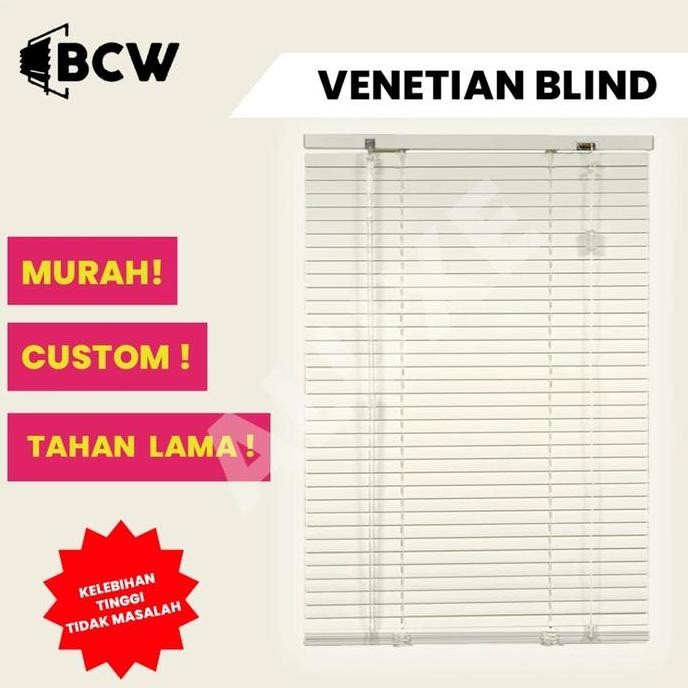 Venetian Blind BCW - Horizontal Blinds / Kerai Aluminium