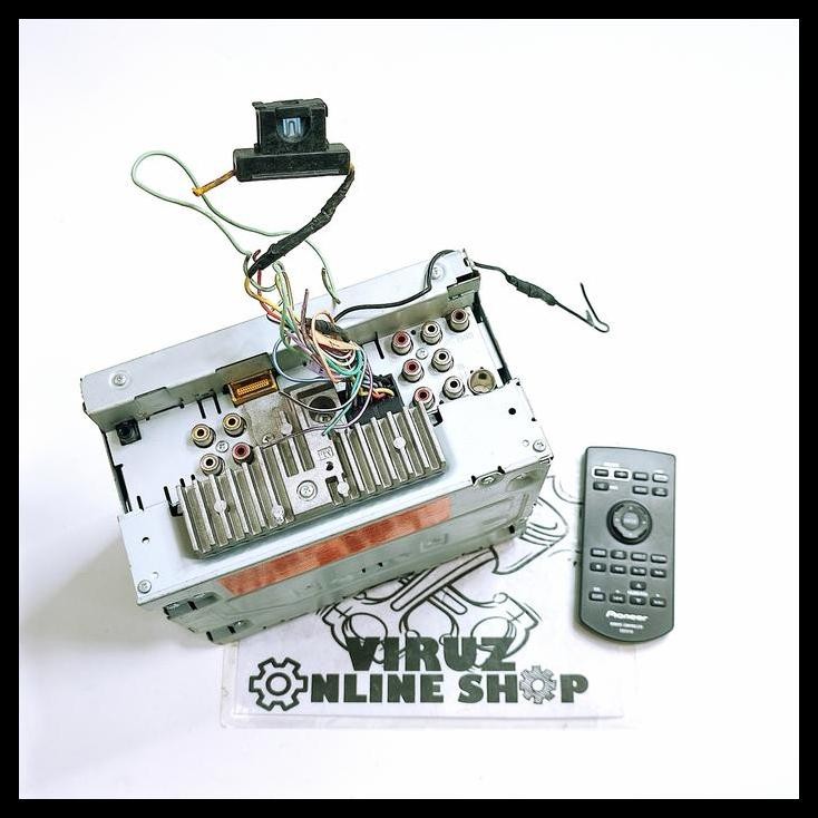 DISKON TAPE RADIO USB DVD HEADUNIT HEAD UNIT MOBIL PIONER BEKAS NORMAL REMOT 