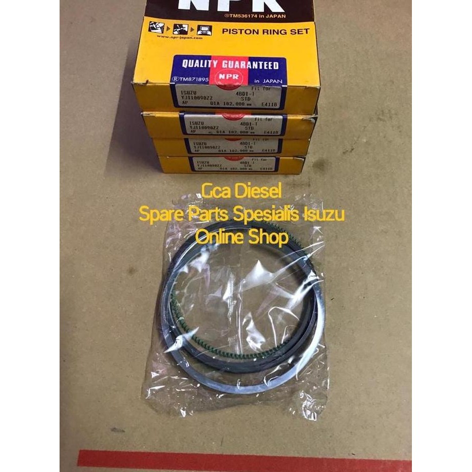 Ring seher piston ring isuzu 4BD1 4BD1T 4BC 4BC2 Jepang