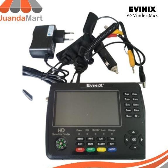 Terlaris Satfinder V9 Evinix Hd H265 Satelite Finder Parabola Dvbs2