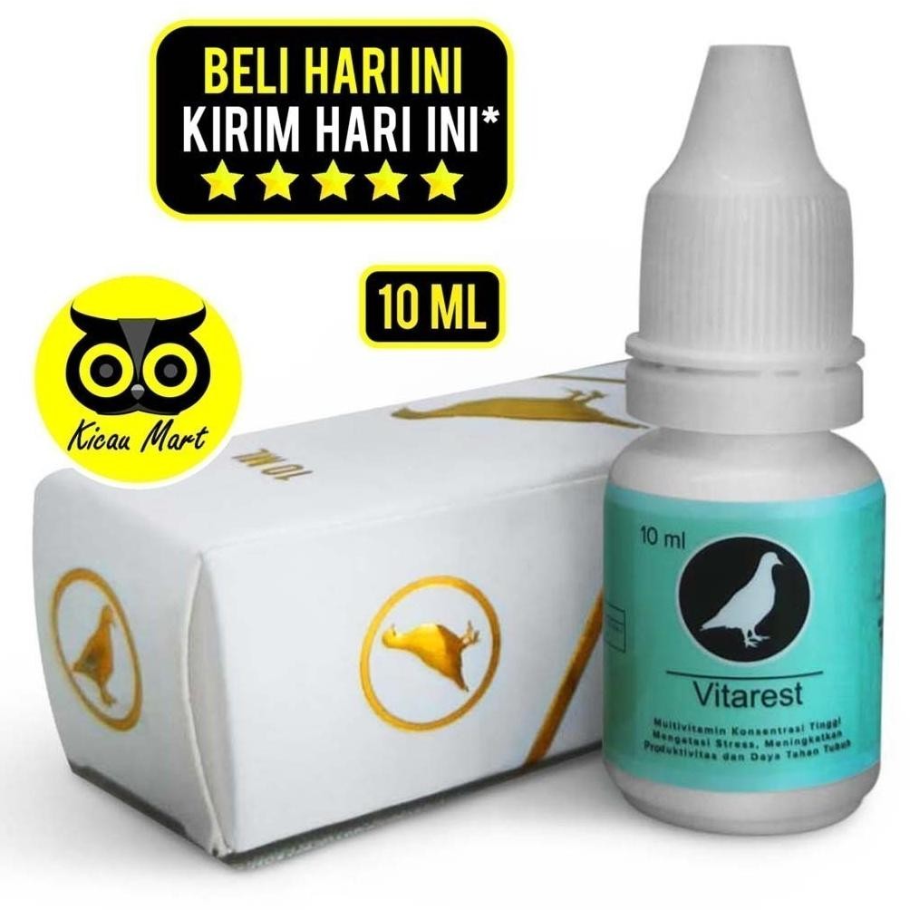 KICAU MART VITAREST MULTIVITAMIN BURUNG MERPATI VITAMIN MERPATI KONSENTRASI TINGGI DOPING JAMU BURUN