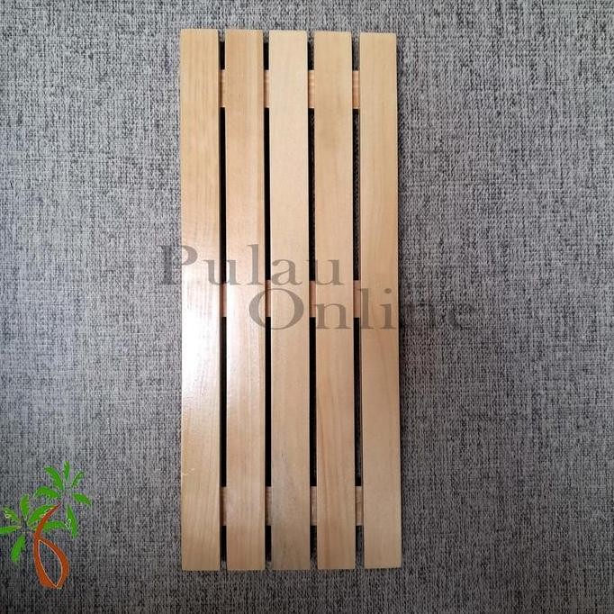 ------] Tatakan Panci Palet Mini Kayu Pinus-Pulau Online