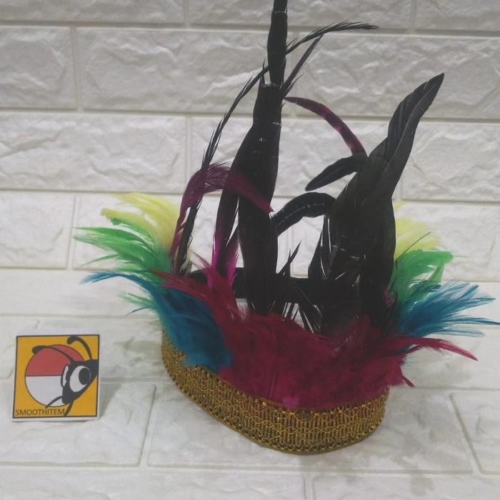 mahkota bulu topi bulu mahkota papua bulu