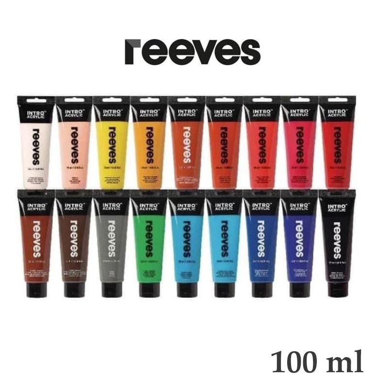 

Reeves Intro Acrylic Color 100ml / Cat Akrilik Reeves Satuan