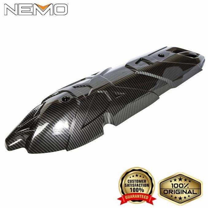Cover Knalpot Nmax New 2020-2023 Carbon Nemo | Tutup Knalpot All New Nmax 2020/2021/2022/2023 Nemo C