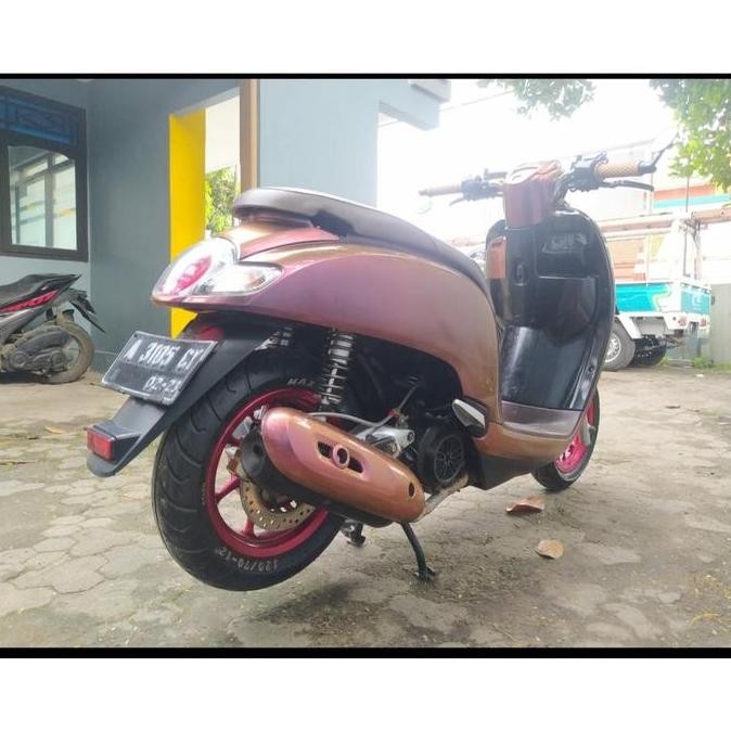 arm custom beat cakram belakang dan double shockbreaker