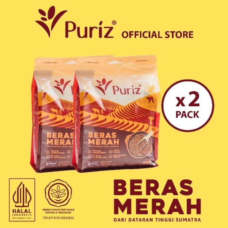 

Puriz Beras Merah - 2kg x 2 Pack