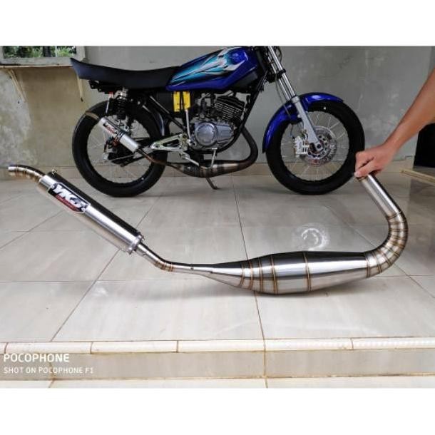 Knalpot YKJ RX King Kolong PDK Repsol Stainless Riset Terbaru Super