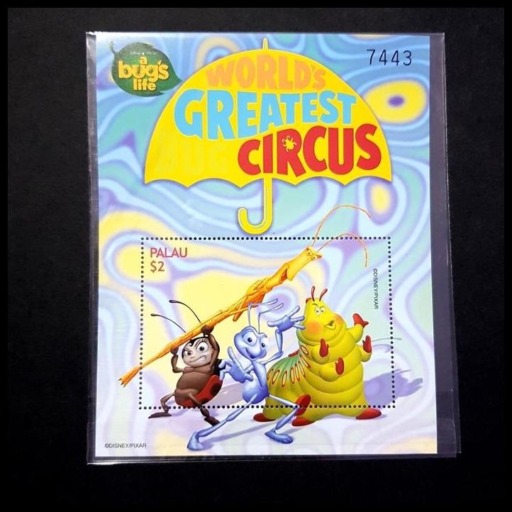 

TERMURAH PRANGKO/PERANGKO DISNEY/PIXAR. WORLD'S GREATEST CIRCUS. A BUG'S LIFE !!!!
